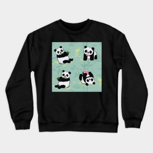 Baby pandas pattern Crewneck Sweatshirt